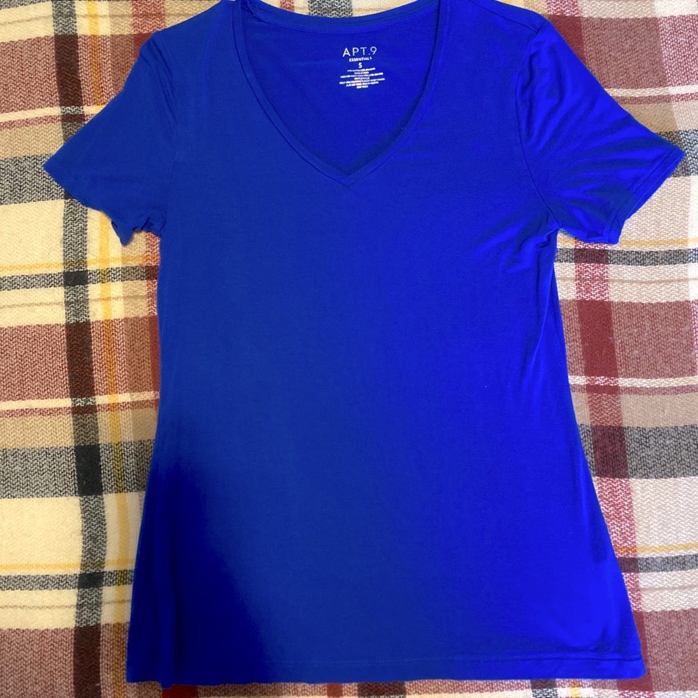 Royal Blue Dressy V-Neck